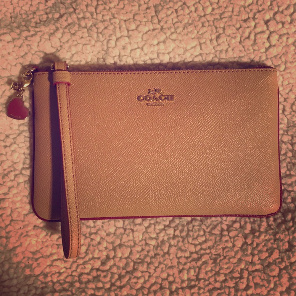 Coach Large Wristlet with Charms